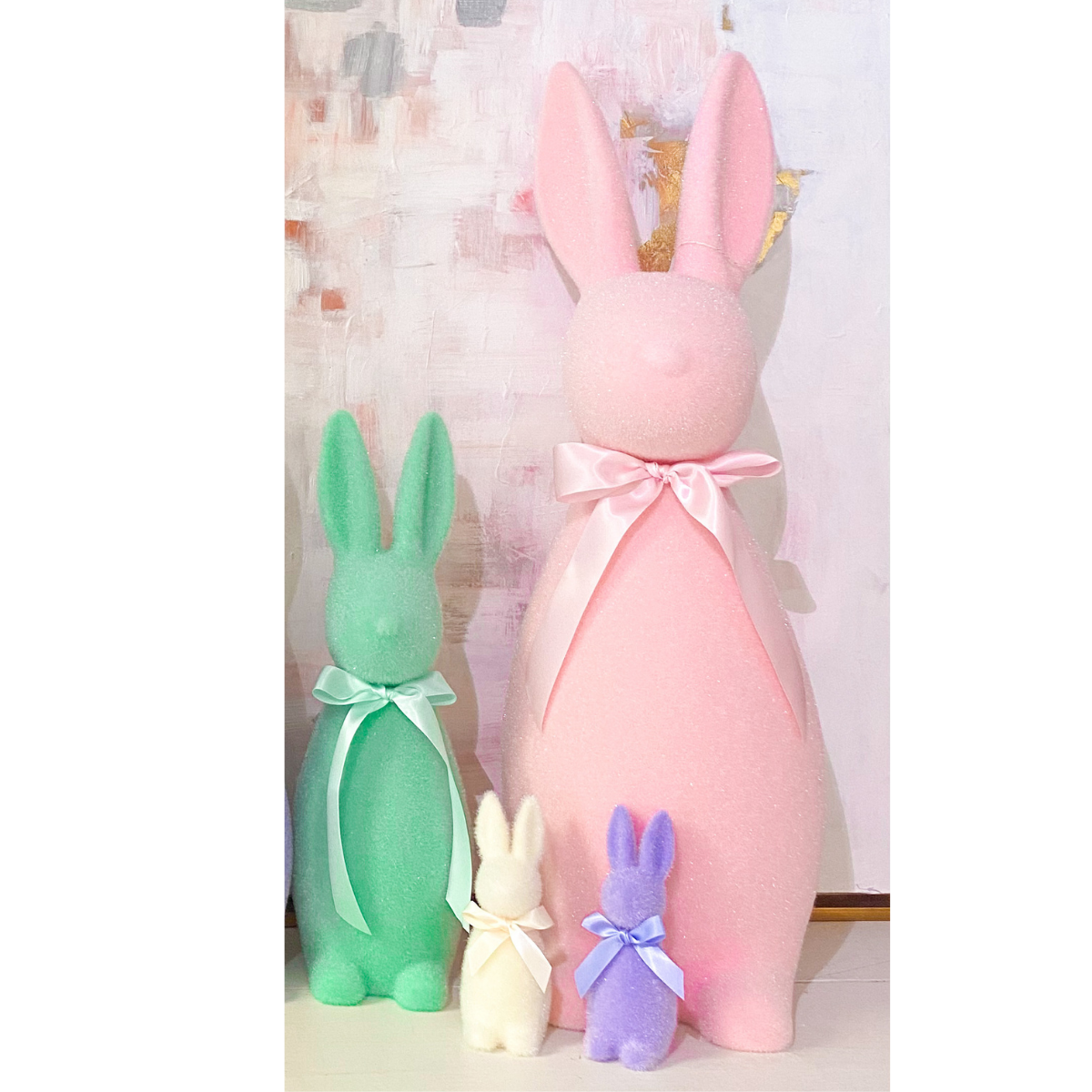 Easter Flocked online Bunnies 27