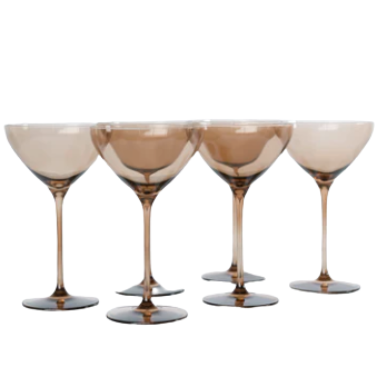 Estelle Colored Martini Glass - Set of 2 {Amethyst}