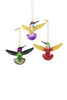 Ruby Throated Hummingbird Ornament