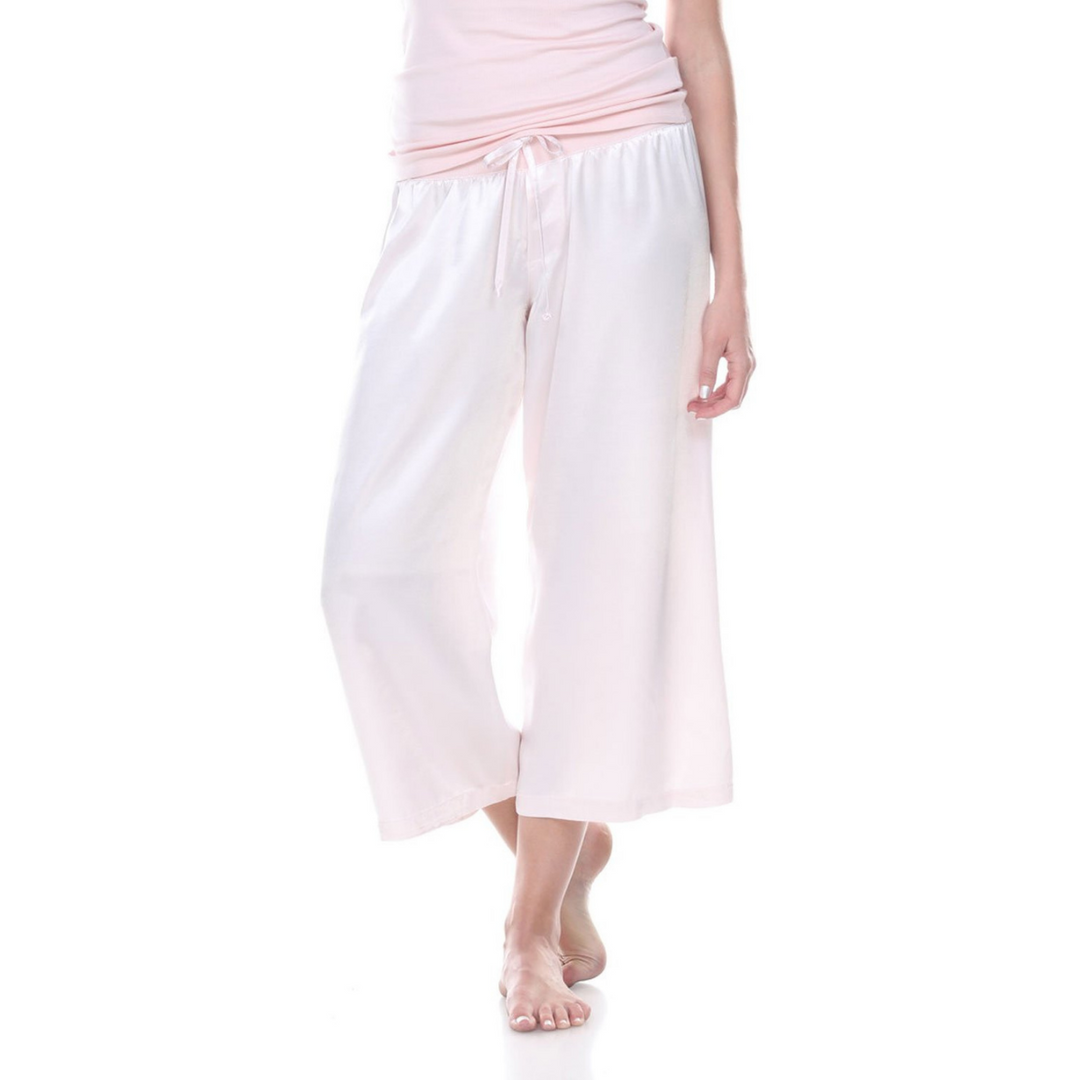PJ Harlow Women’s Gabby Pajama Top – Supima Cotton Lounge Wear With Satin Stripe