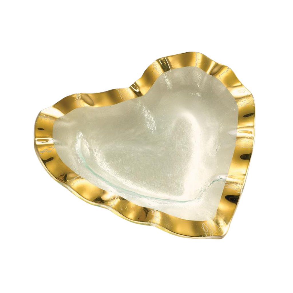 Annieglass Ruffle Heart Bowl - Thumbnail 2