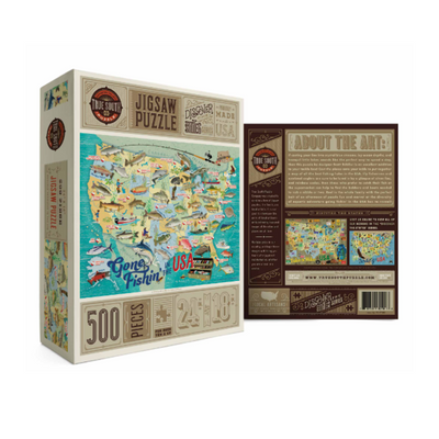 gone fishing jigsaw puzzle 500 piece puzzle